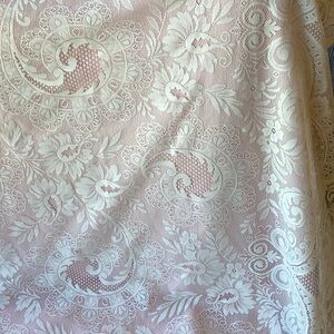 FINAL SALE PRICE 1 Large Lace Rod Pocket Panel